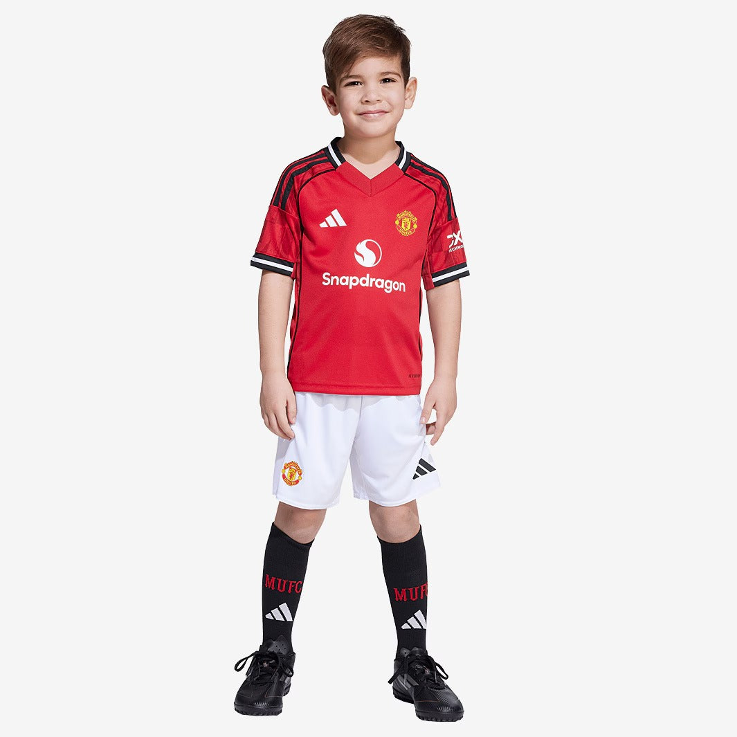 Conjunto Infantil Manchester United 2025/26 Torcedor