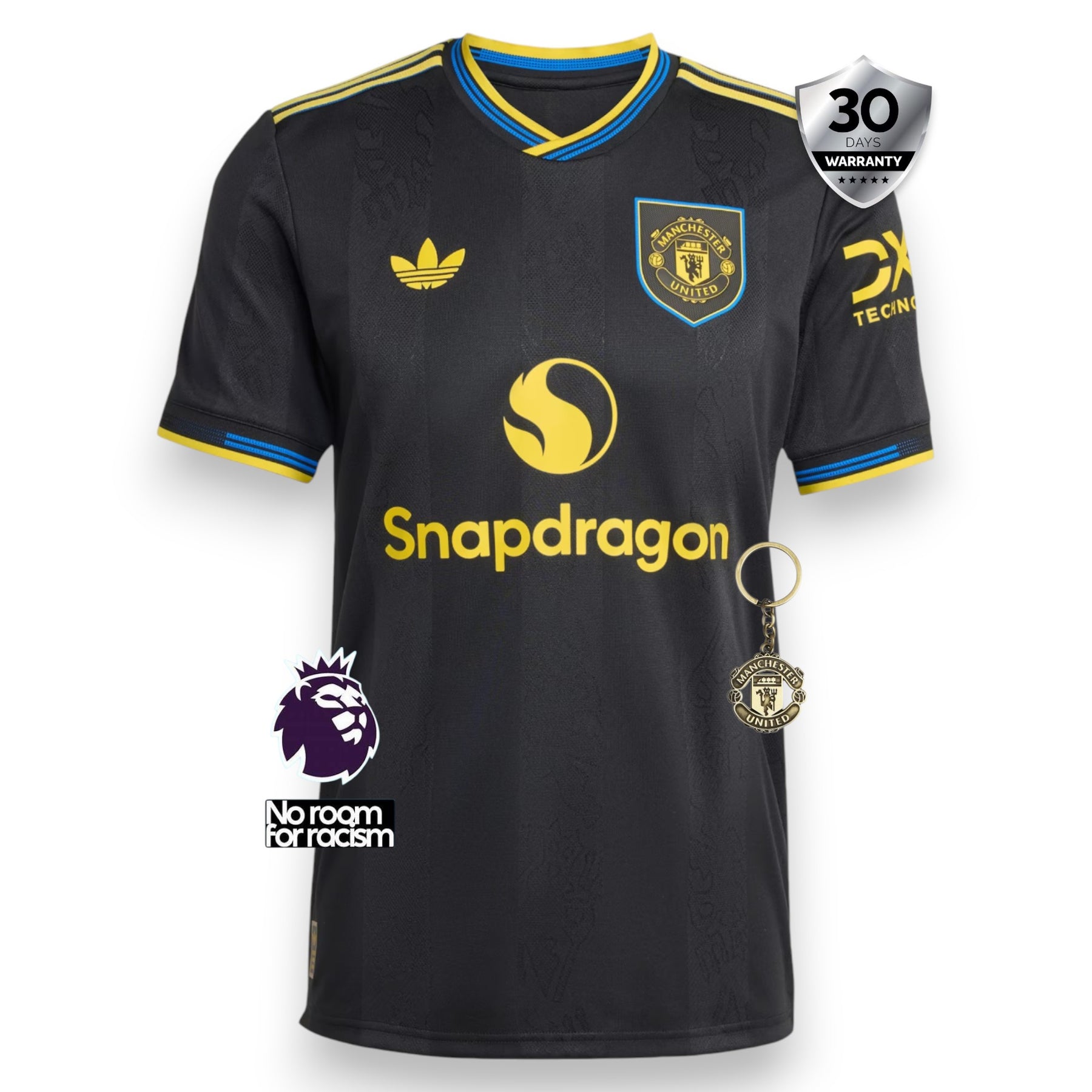 Camisa Manchester United III 25/26 - Preta | Futmantos