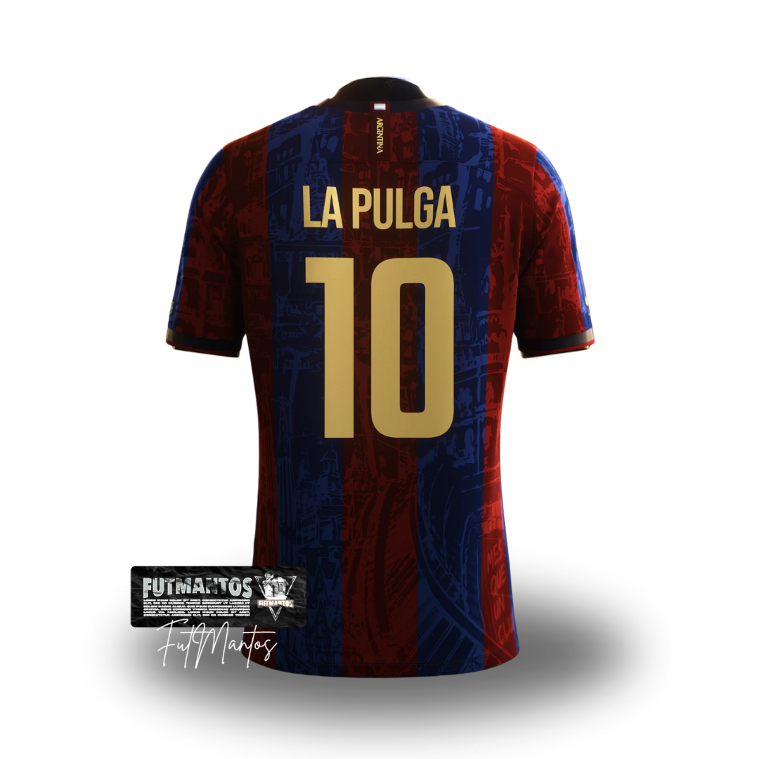 Camisa Barcelona Edição La Pulga - 24/25 | FutMantos