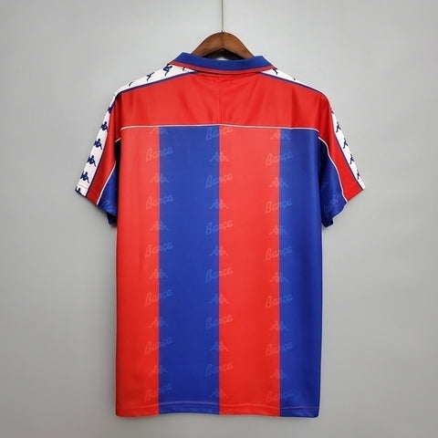 Camisa Barcelona Retrô 1992/1995 Azul e Vermelha - | Futmantos