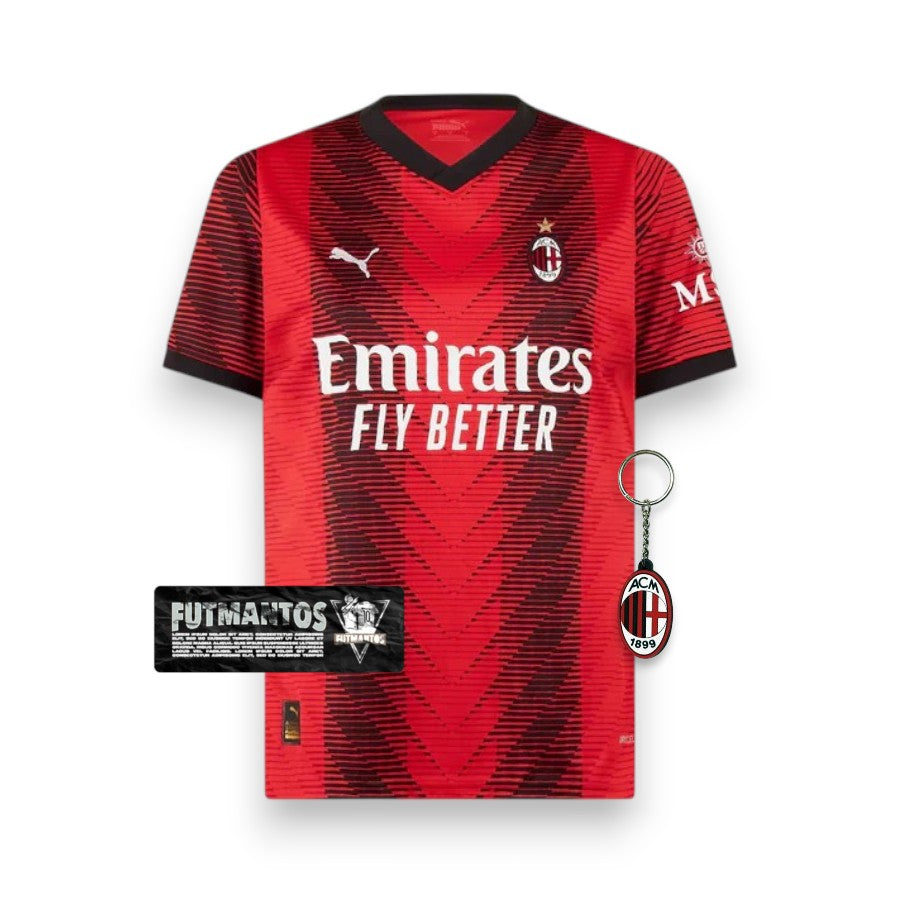 Camisa Milan I 23/24 - Vermelha | Futmantos