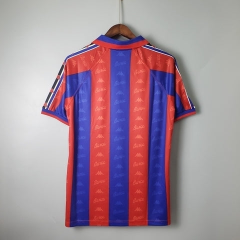 Camisa Barcelona Retrô 1996/1997 Azul e Grená - | Futmantos
