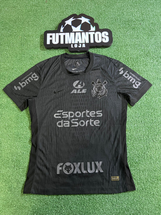 Camisa Corinthians 25/26 All Black - Jogador | FutMantos