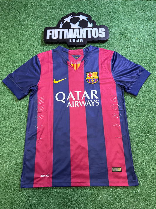 Camisa Barcelona I 14/15 - Retrô - Messi #10 | FutMantos