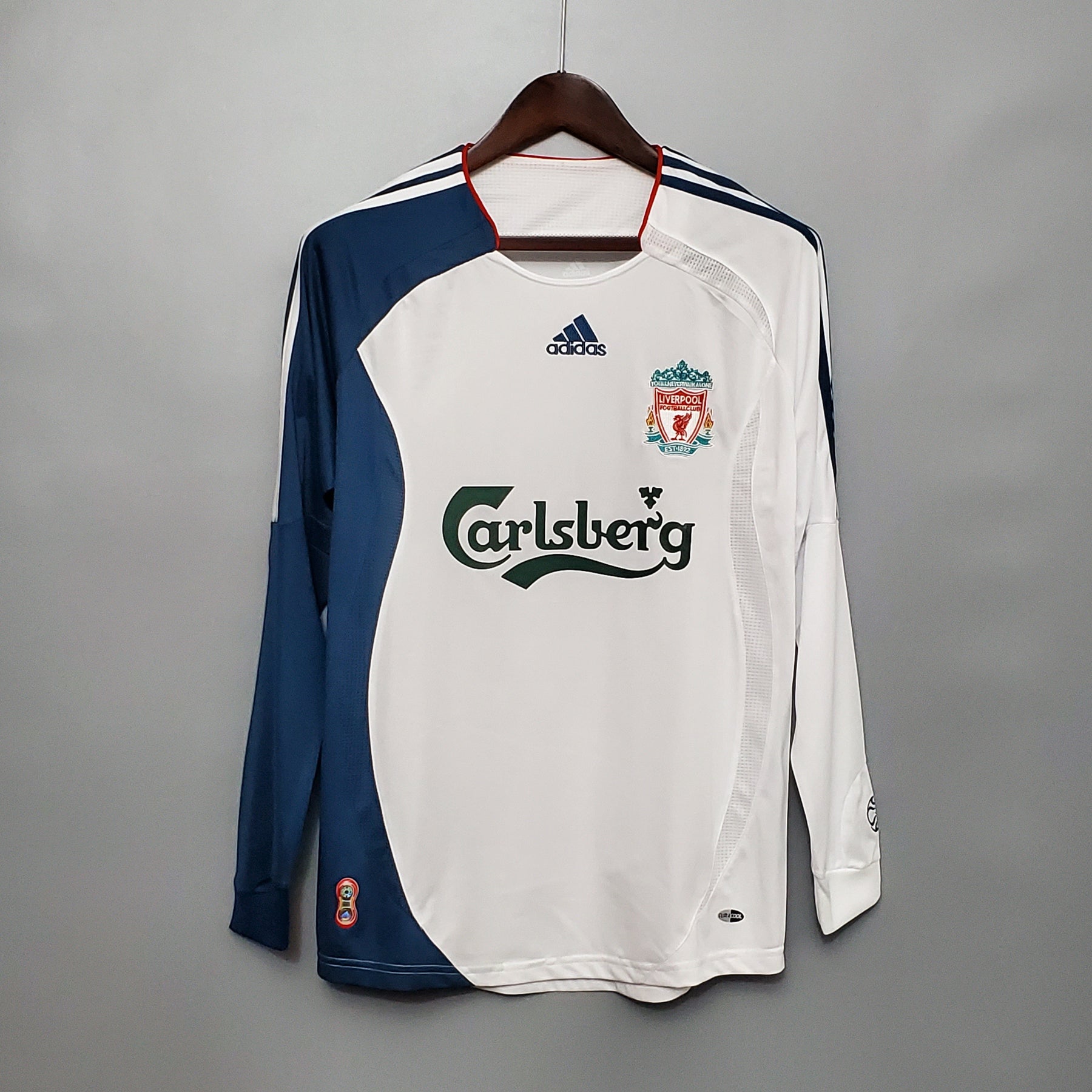 Camisa Manga Longa Liverpool 06/07 - Branco | Futmantos