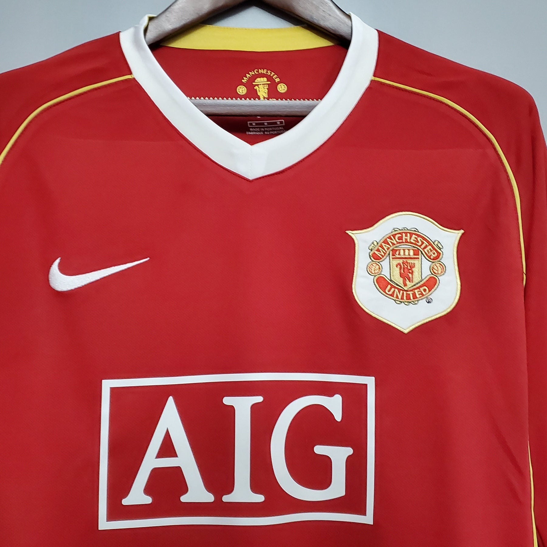 Camisa Manga Longa Manchester United 06/07 - Vermelho | Futmantos