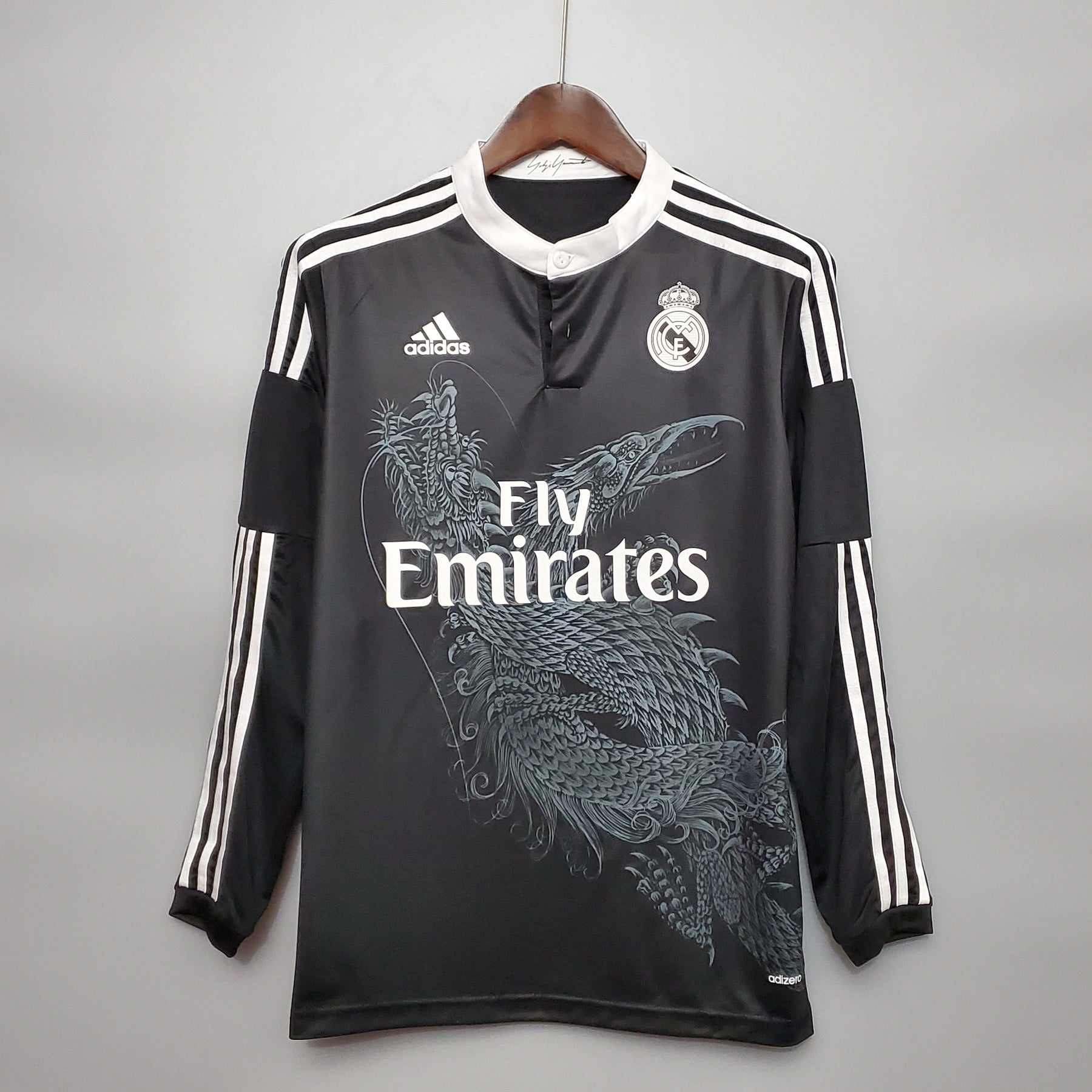 Camisa Manga Longa Real Madrid Third 14/15 - Preto | Futmantos