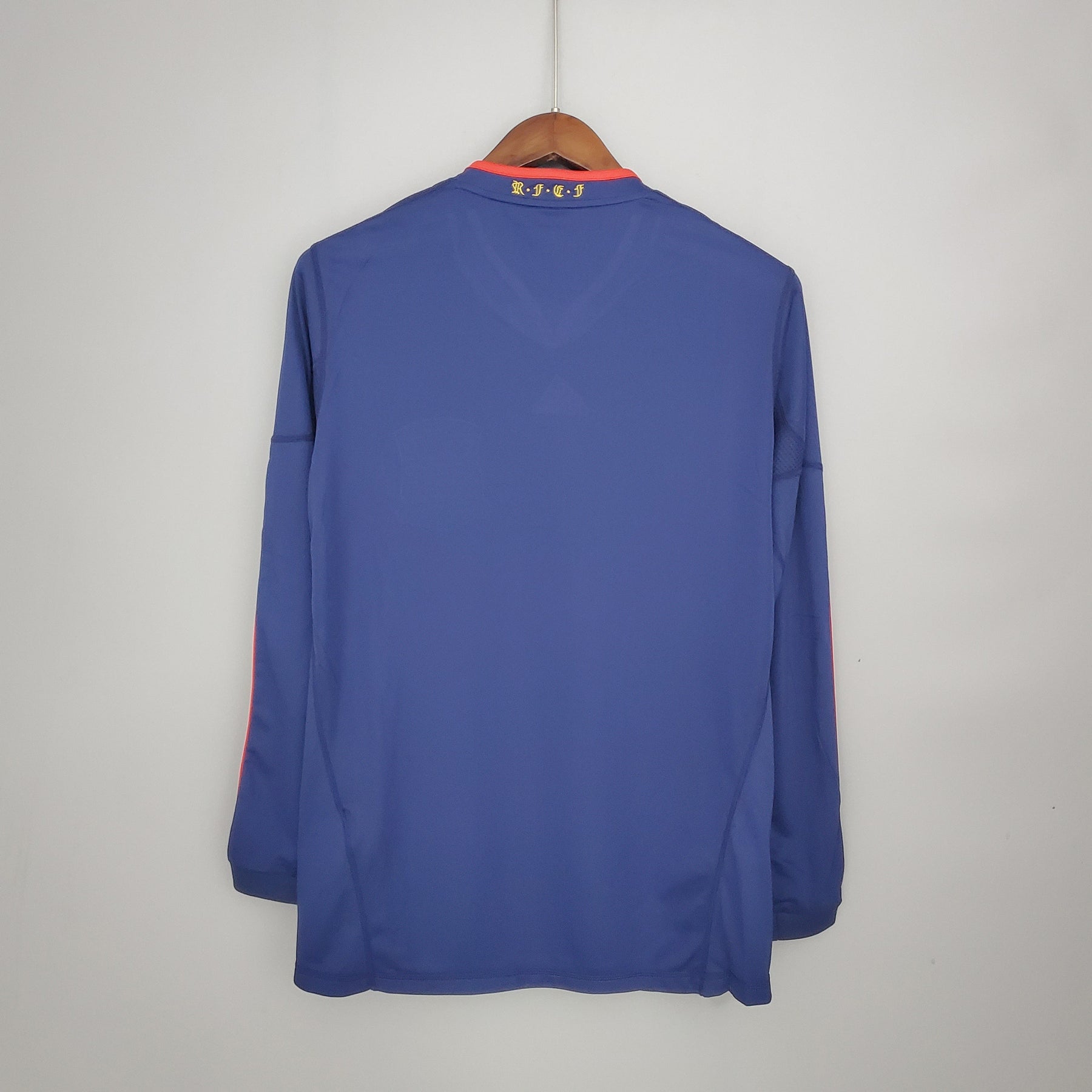 Camisa Manga Longa Seleção Espanha II 2010 - Azul | Futmantos