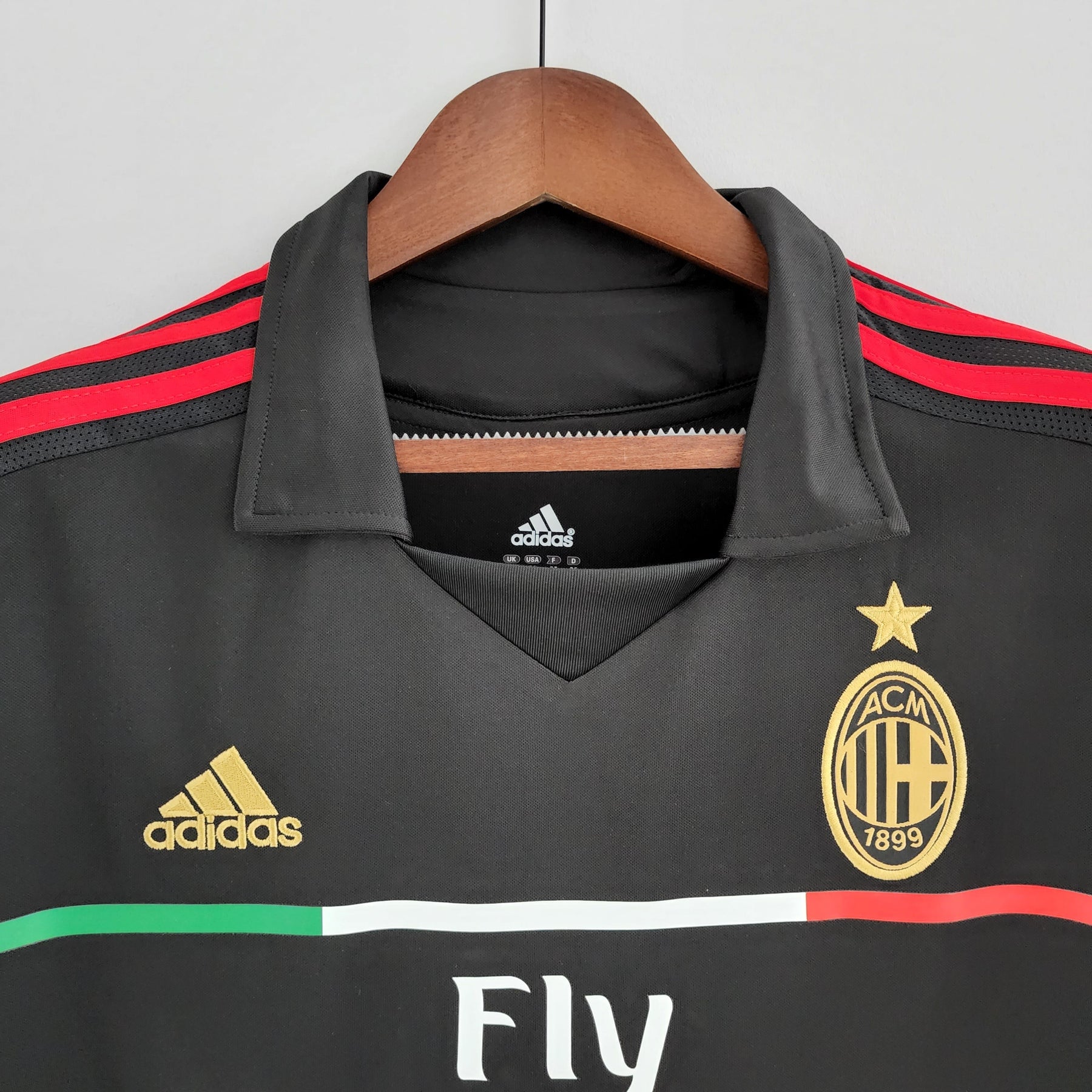 Camisa Milan Retrô III 11/12 Preta - | Futmantos