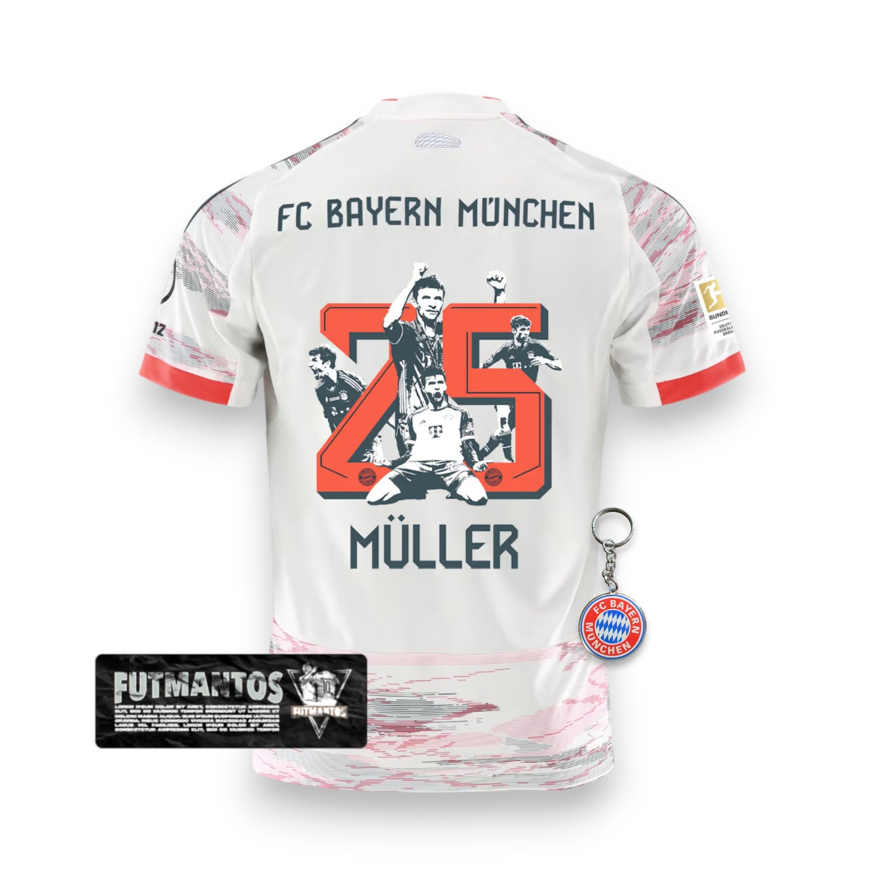 Camisa Bayern de Munique MÜLLER #25 - 25/26 | FutMantos