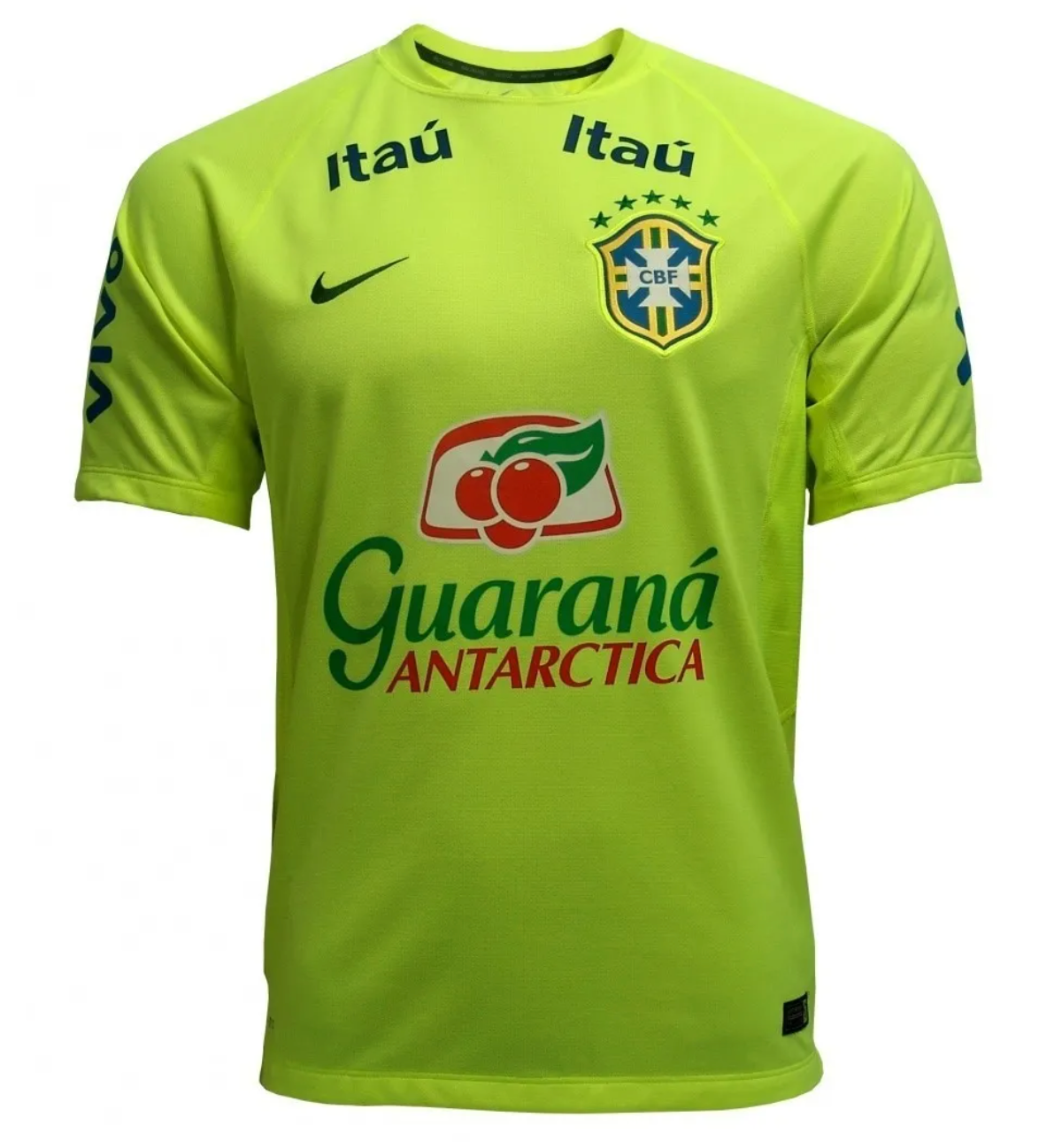 Camisa de Treino Seleção Brasil - Verde Fluorescente