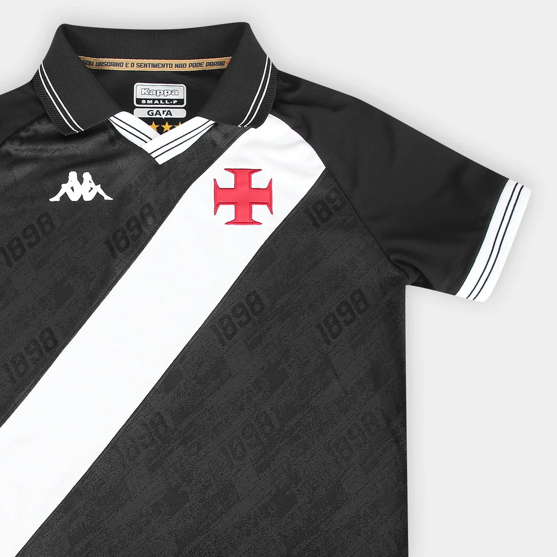 Camisa Vasco da Gama l 25/26 - Feminina Preta | Futmantos