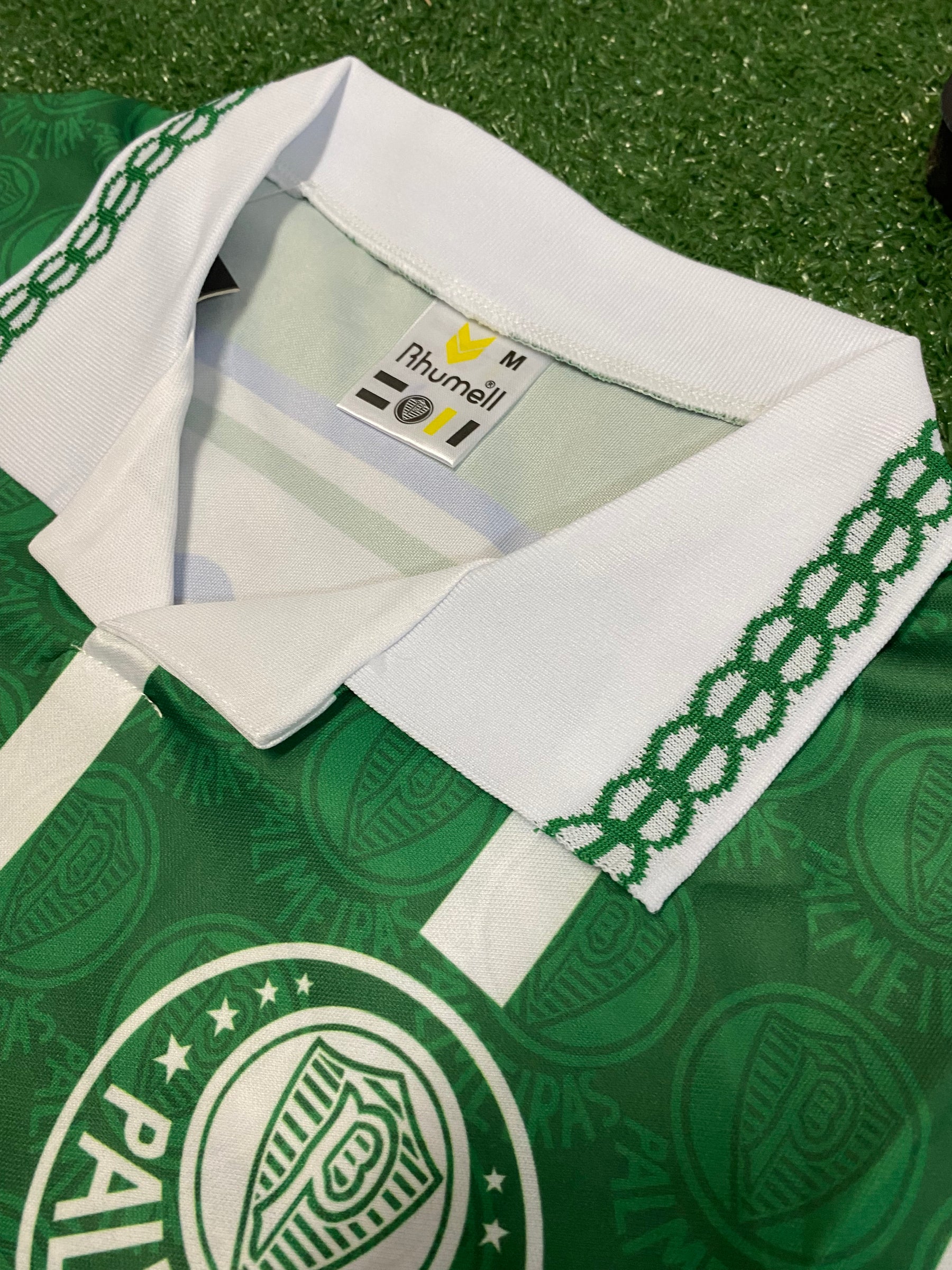 Camisa Palmeiras Retrô 93/94 - Rhumell - Com Patchs | Futmantos