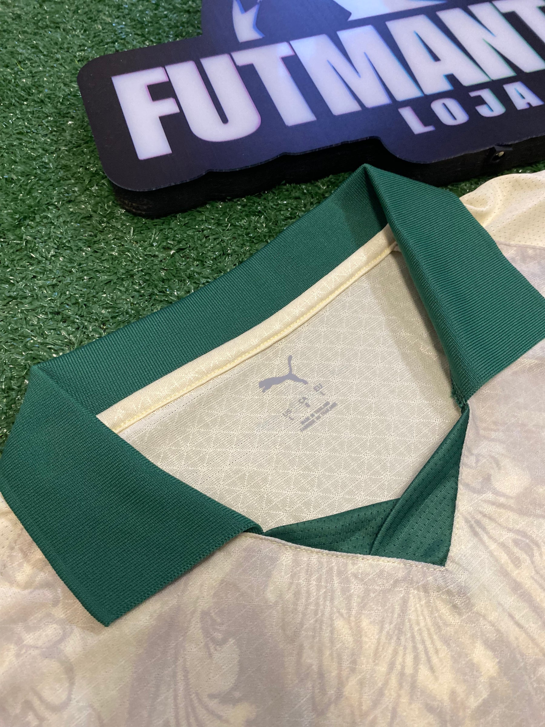 Camisa Palmeiras Bege 25/26 - Versão Jogador | Futmantos