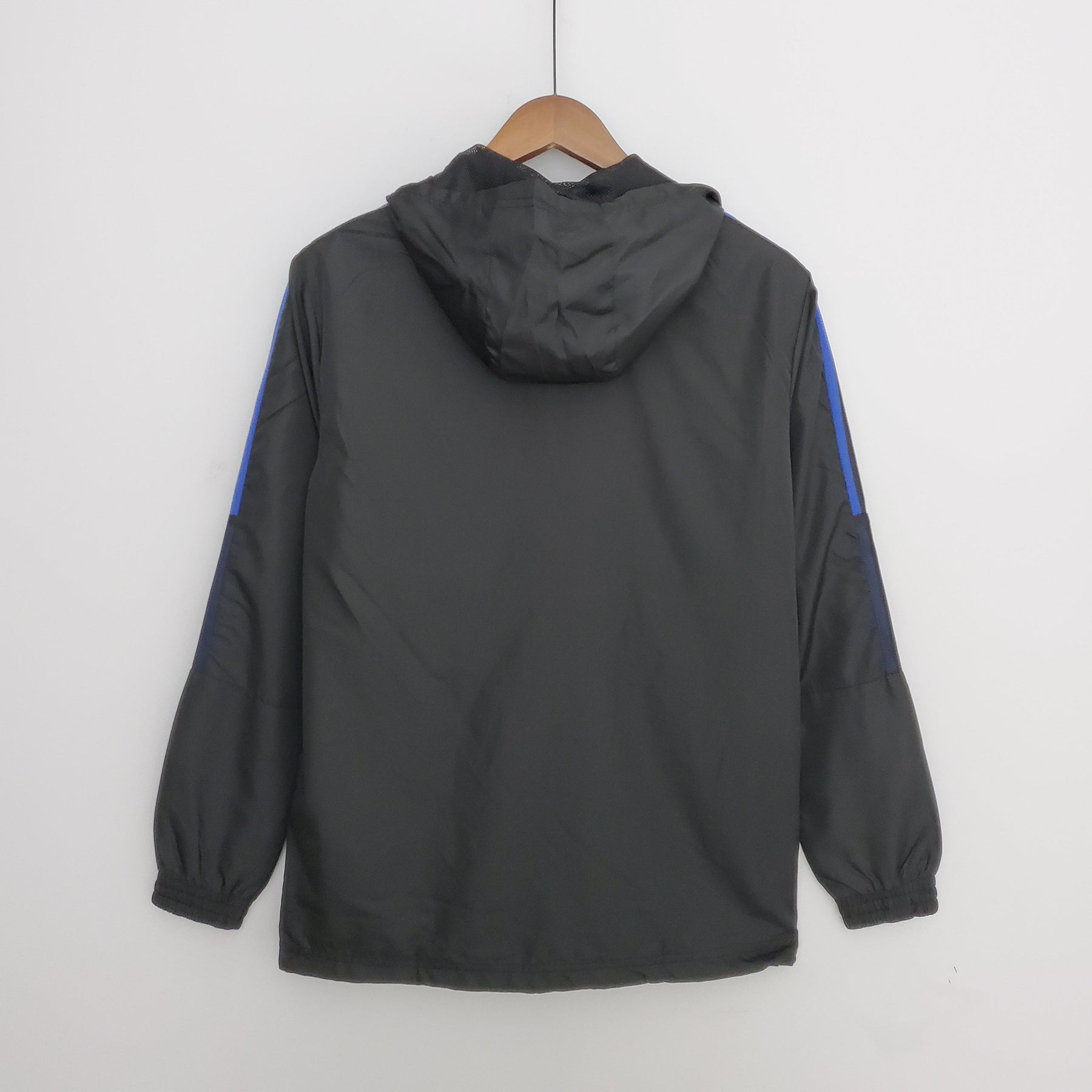 Corta-vento Manchester United 21/22 - Preto e Azul