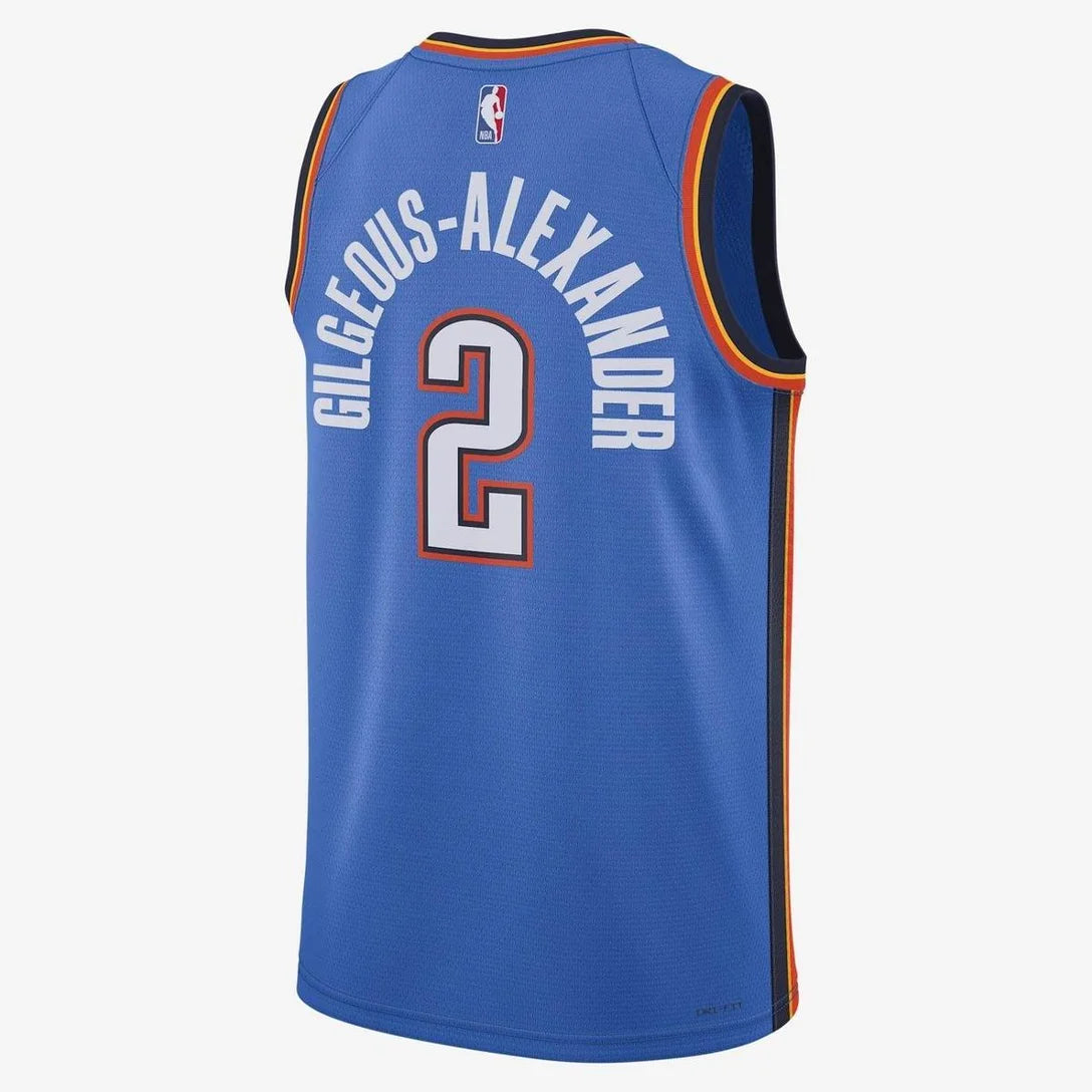 GILGEOUS-ALEXANDER #2 - Regata Nike Oklahoma City Thunder 2022/23 Icon Edition | FutMantos