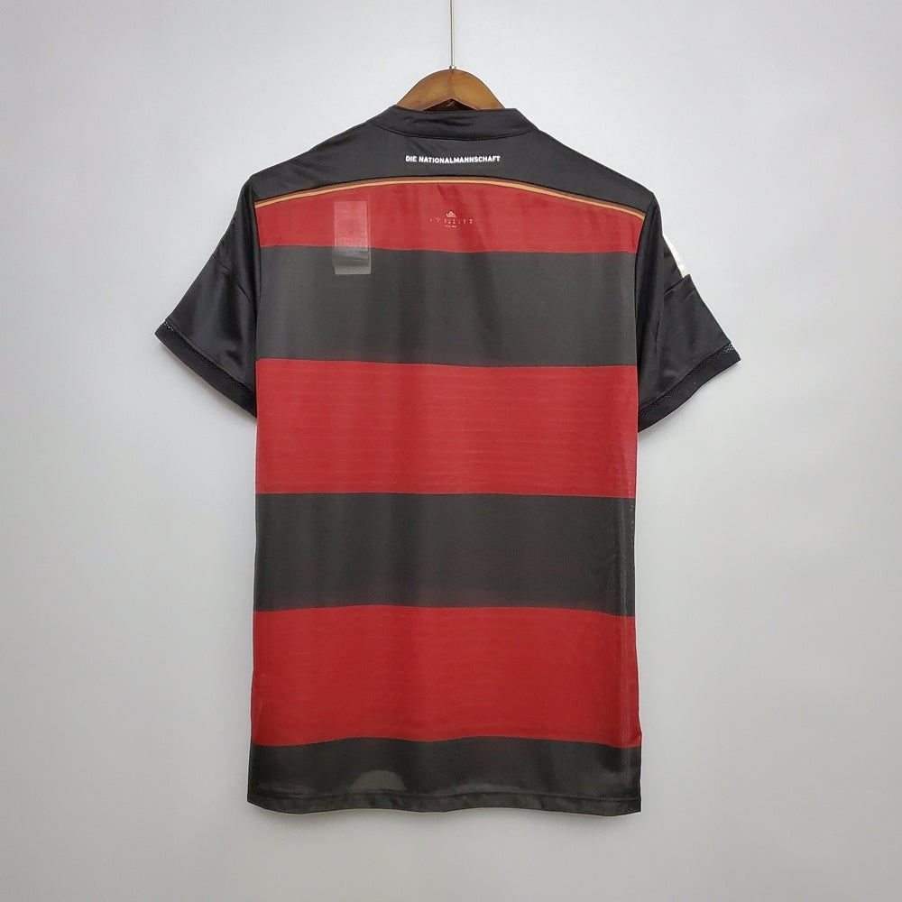 Camisa Alemanha Retrô 2014 - - Preto e Vermelha | Futmantos