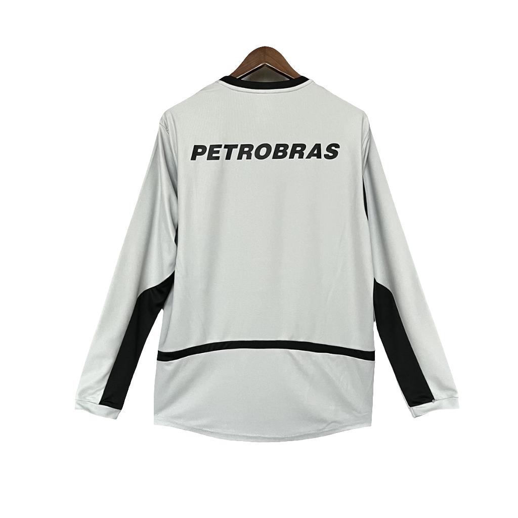 Camisa CRF 02/03 Goleiro Cinza - Versão Retrô Manga Longa | FutMantos