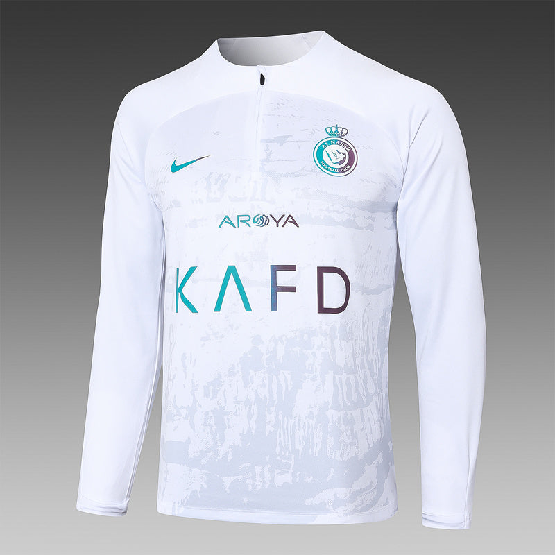 Agasalho de treino Al Nassr 24/25 - Branco | Futmantos