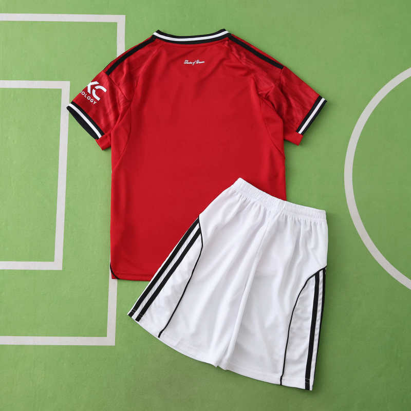 Conjunto Infantil Manchester United I 2025/26 | Futmantos
