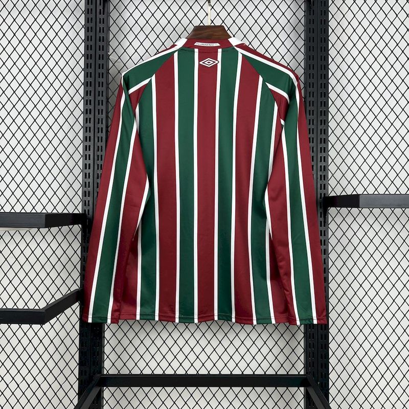 Camisa Fluminense Manga Longa I 25/26 - Libertadores/Mundial | Futmantos