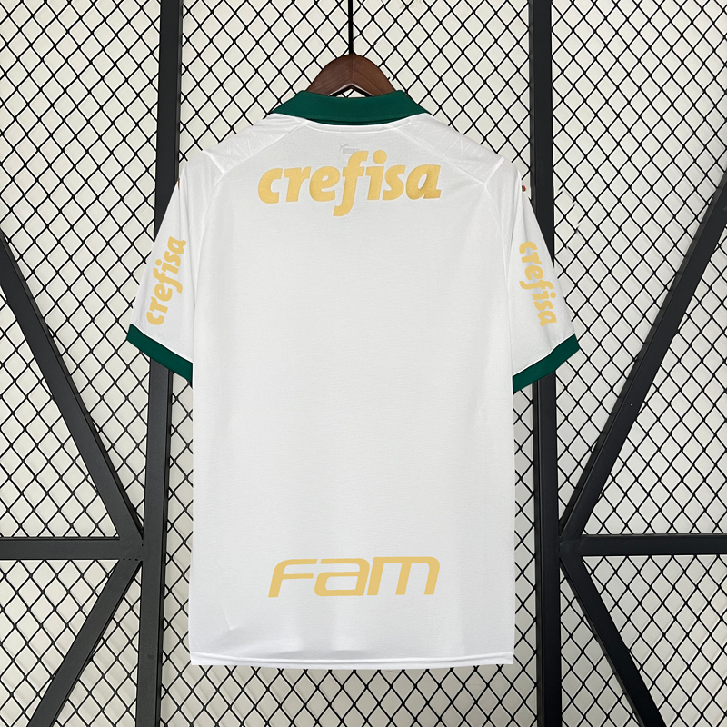 Camisa Palmeiras II Branca 24/25 - Com patrocínios | Futmantos