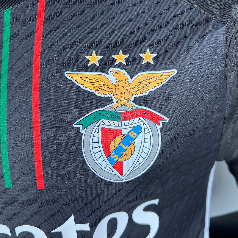 Camisa Benfica II 23/24 - Jogador - Preta | Futmantos