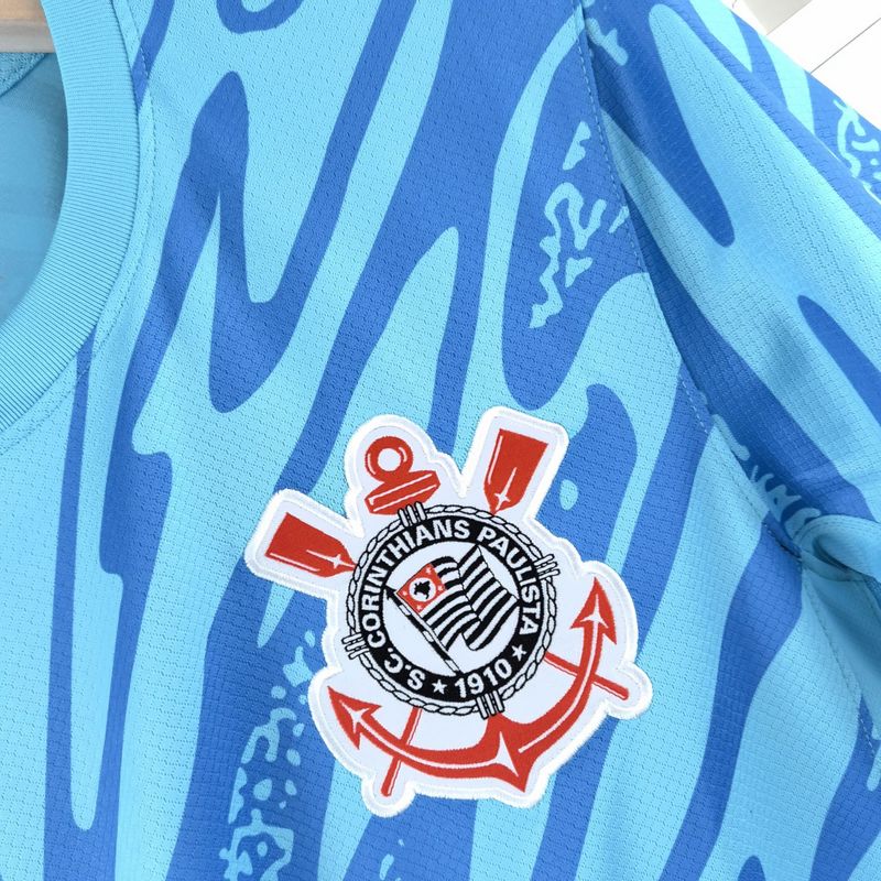 Camisa Corinthians 24/25 - Goleiro Azul | Futmantos