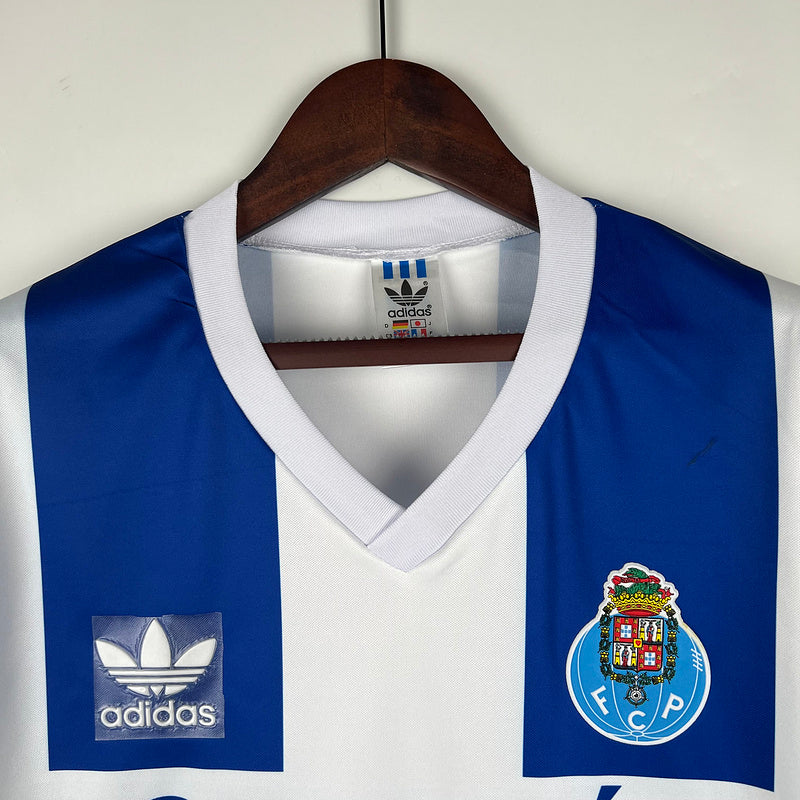 Camisa Retrô Porto I 90/93 - Modelo Torcedor - Branca e Azul | Futmantos