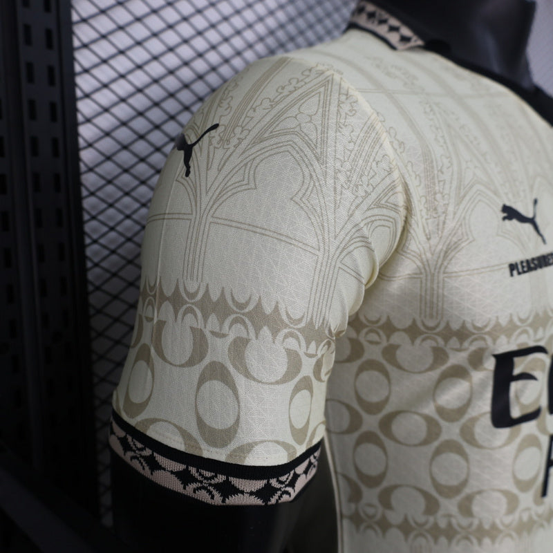 Camisa Milan IV 24/25 Jogador Masculina - Bege | Futmantos