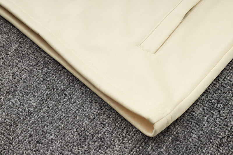 Agasalho de treino Paris Saint Germain PSG 24/25 - Bege com Capuz | Futmantos