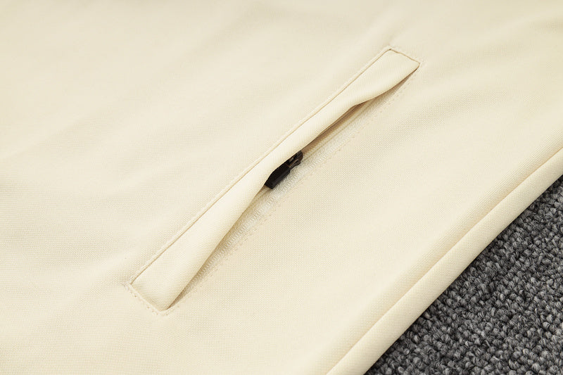 Agasalho de treino Paris Saint Germain PSG 24/25 - Bege com Capuz | Futmantos