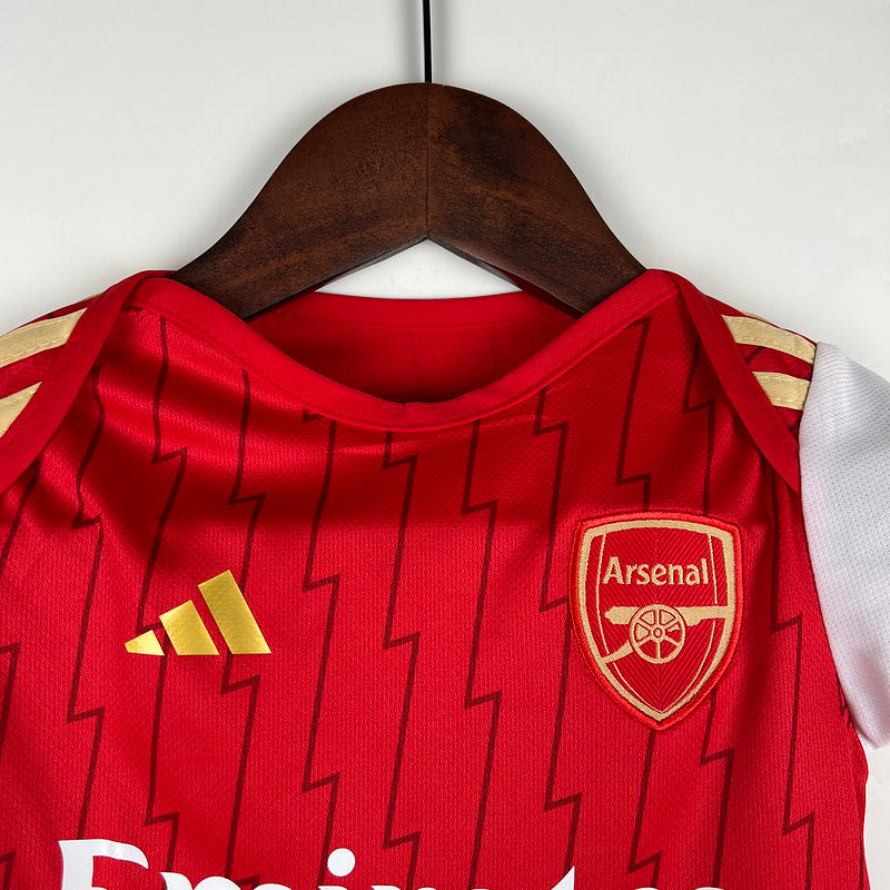 Body de Bebê Arsenal 23/24 - Vermelho | Futmantos