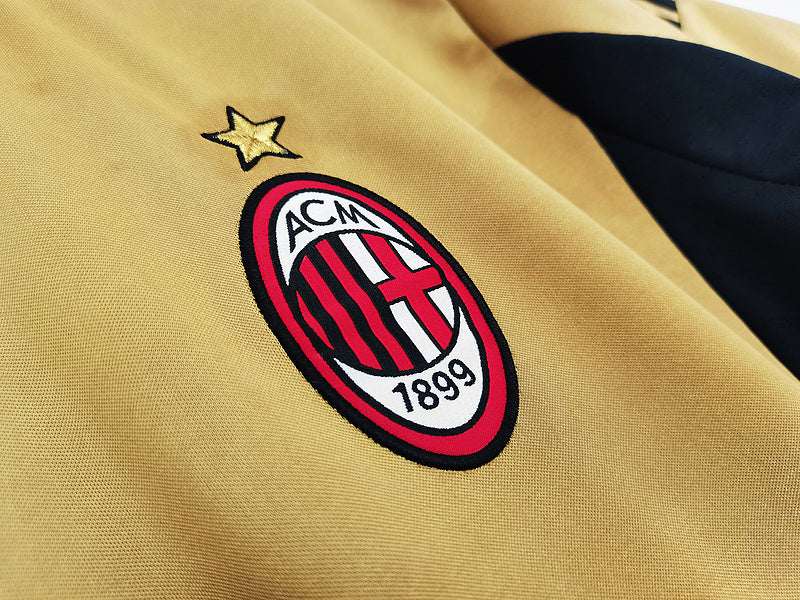 Camisa Milan Retrô 2013/2014 - - Dourado/Preto | Futmantos