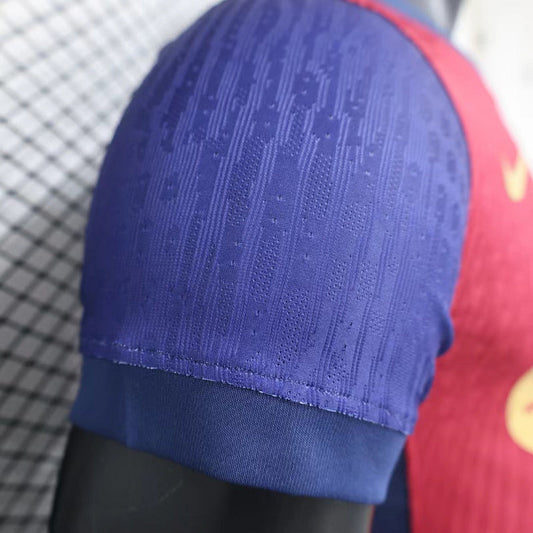 Camisa Barcelona I 24/25 - Jogador Masculina - Azul e vermelha | Futmantos