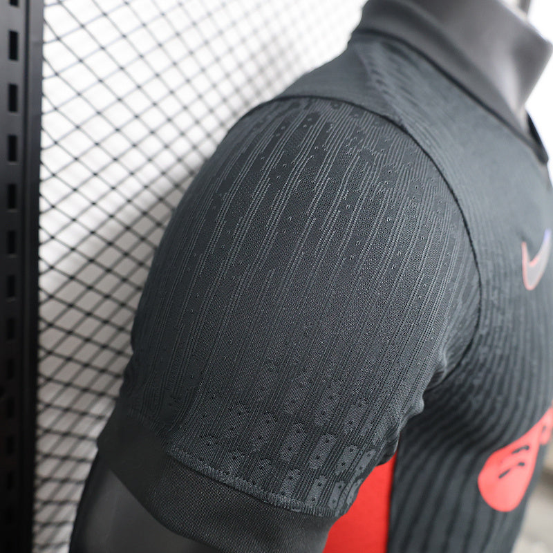 Camisa Barcelona 24/25 Versão Jogador - Preto | Futmantos