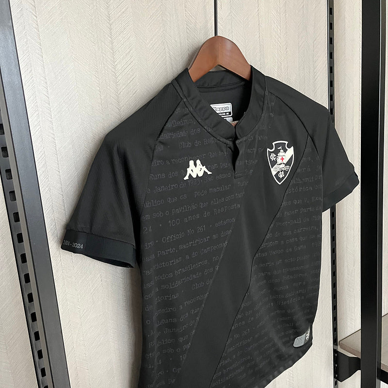 Camisa Vasco da Gama lV 24/25 - Feminina Al Black | Futmantos