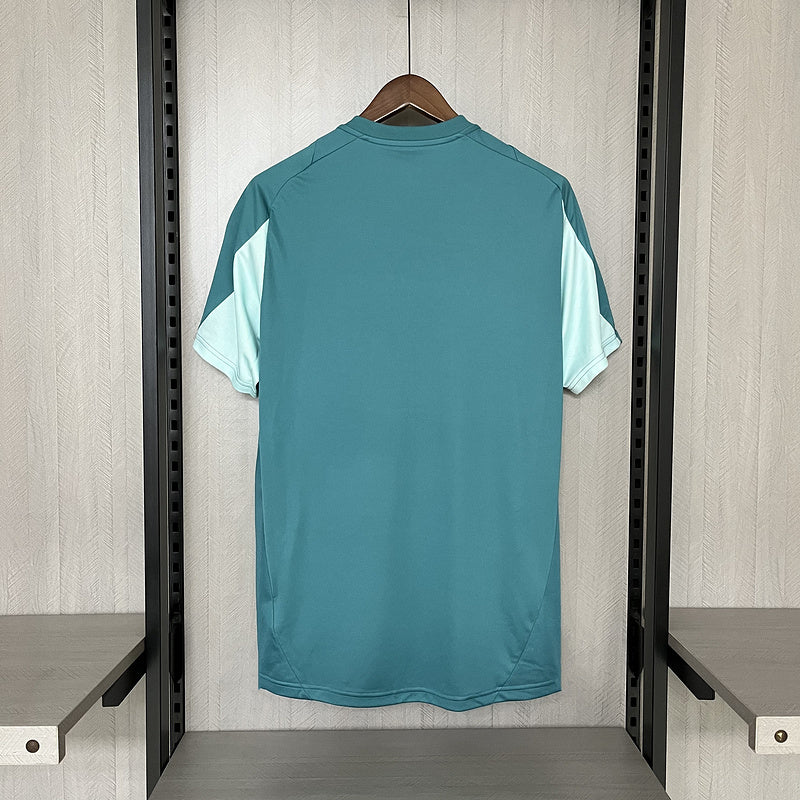 Camisa de Treino Cruzeiro 25/26 Azul Turquesa+Branco | FutMantos