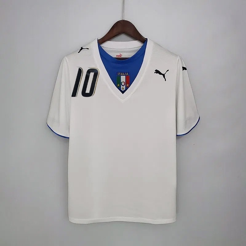 Camisa Itália Retrô 2006 Branca - | Futmantos
