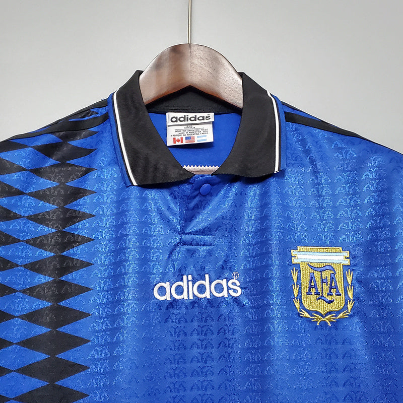 Camisa Seleção Argentina Retrô 1994 Azul - | Futmantos