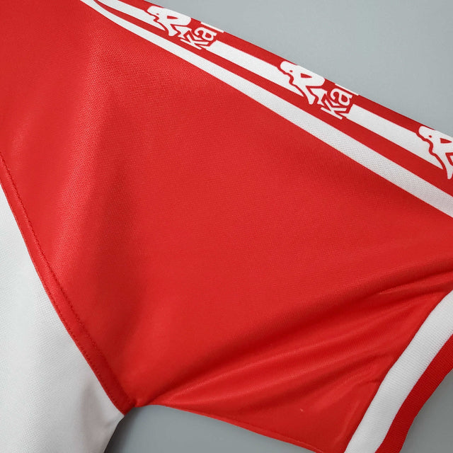 Camisa Athletic Bilbao Retrô 1997/1998 Vermelha e Branca - | Futmantos