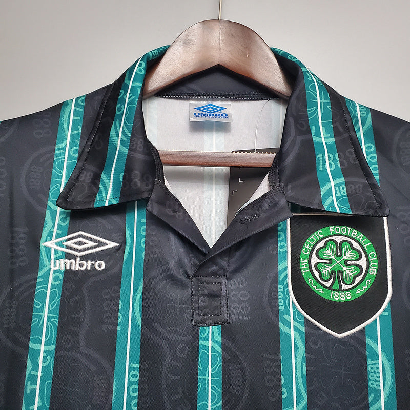 Camisa Celtic Retrô 1992/1993 Preta e Verde - | Futmantos