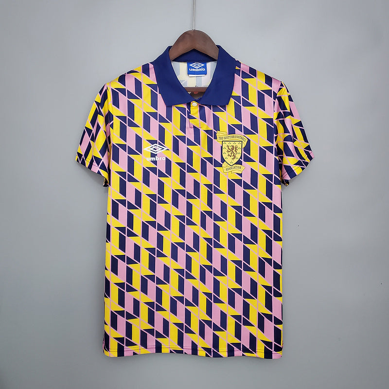 Camisa Escócia Retrô 1988/1989 Amarela - | Futmantos