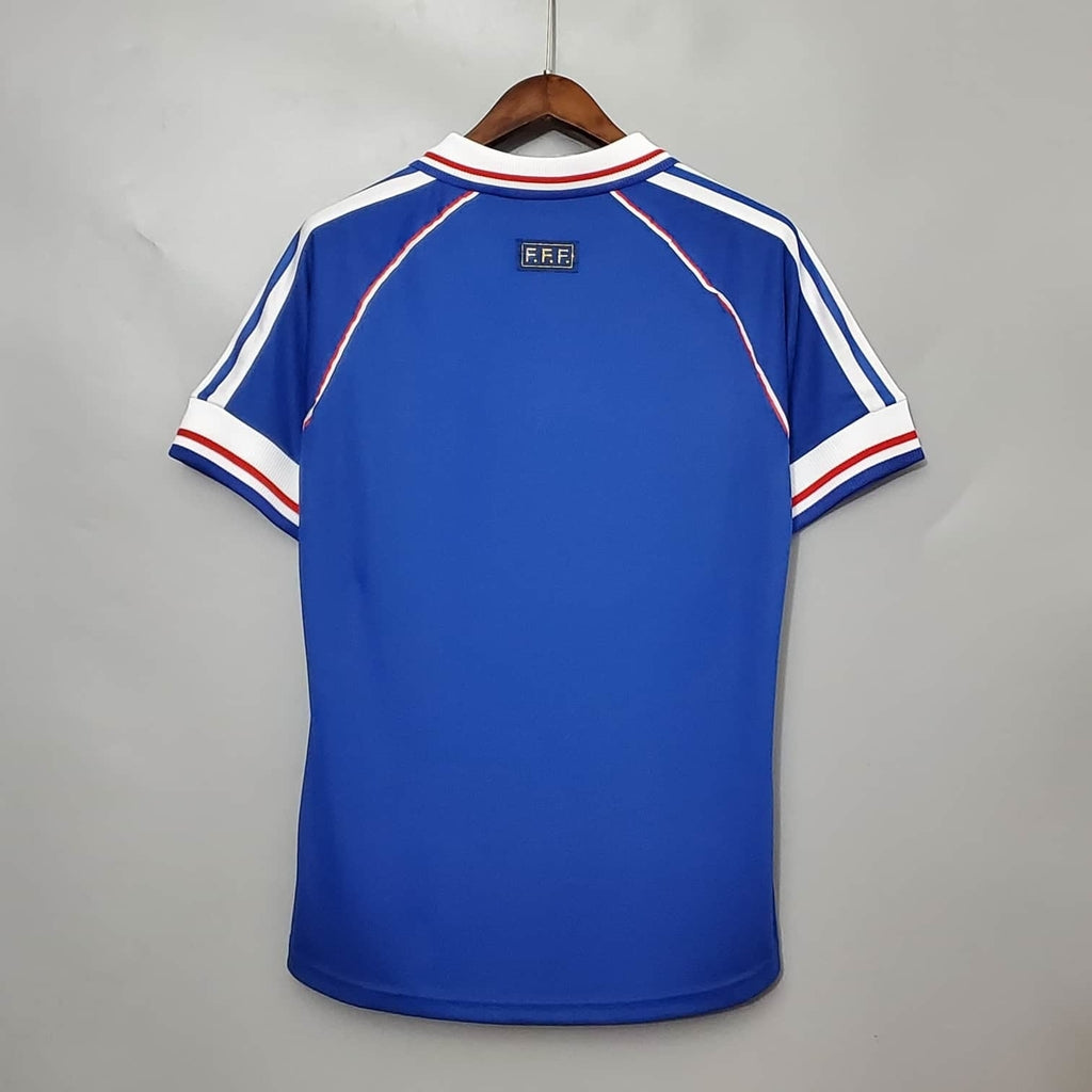 Camisa França Retrô 1998 Azul - | Futmantos