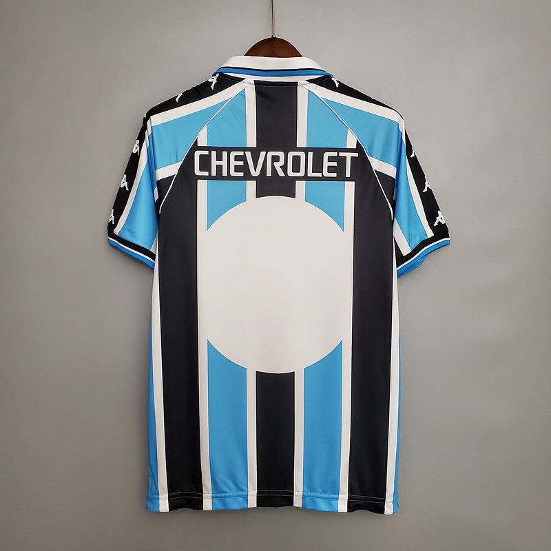 Camisa Grêmio Retrô 2000 Azul e Preta - | Futmantos