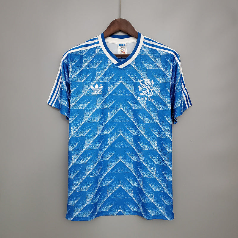 Camisa Holanda Retrô 1988 Azul - | Futmantos