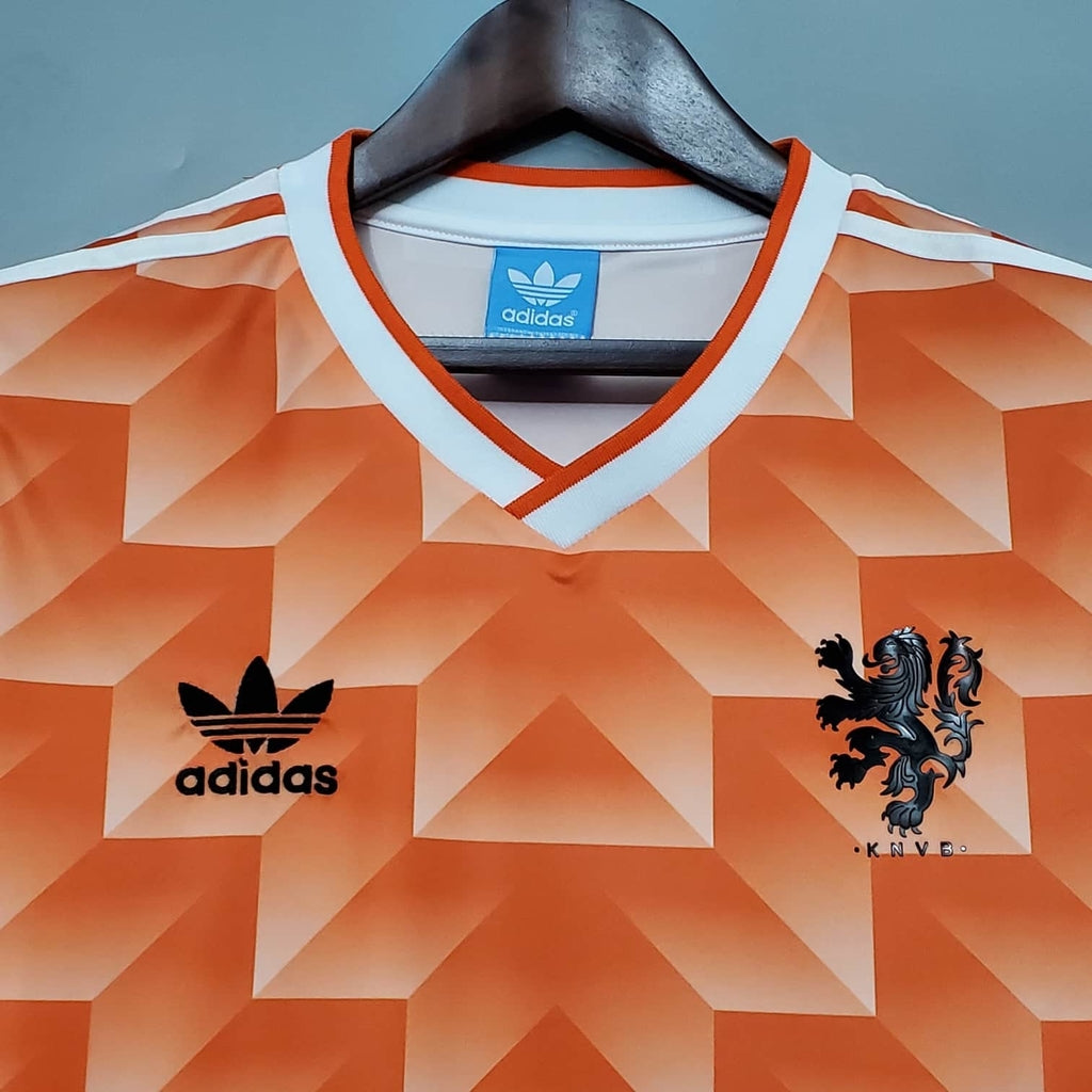 Camisa Holanda Retrô 1988 Laranja - | Futmantos