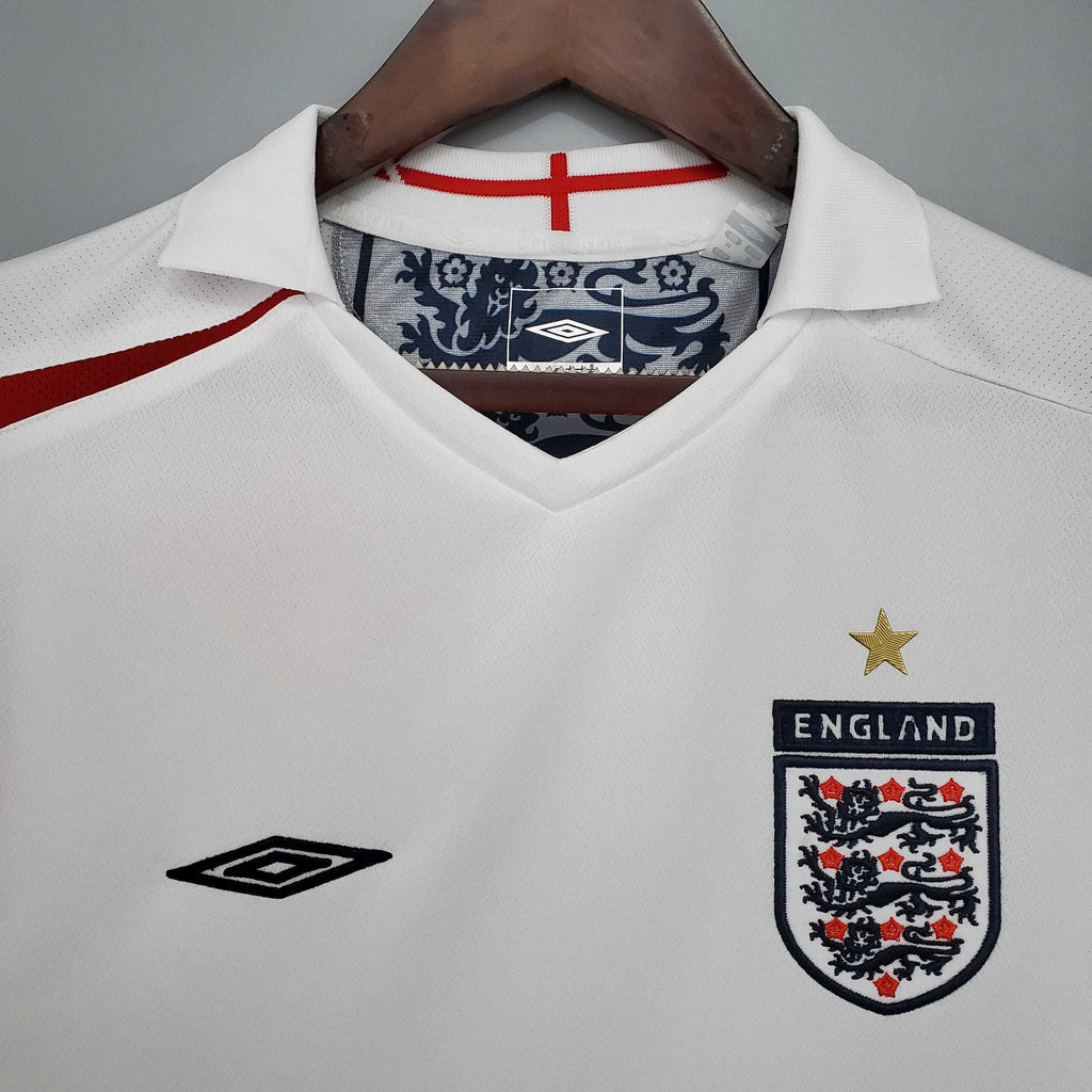 Camisa Inglaterra Retrô 2006 Branca - | Futmantos