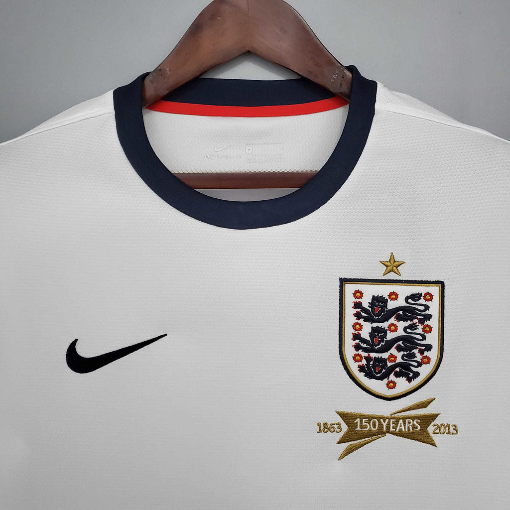 Camisa Inglaterra Retrô 2013 Branca - | Futmantos
