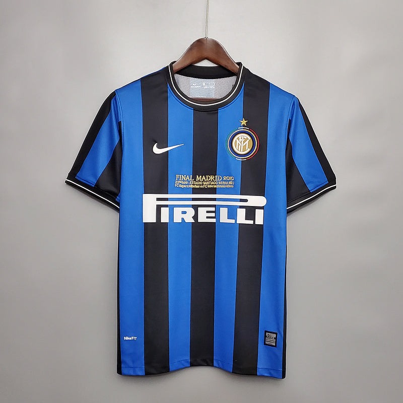 Camisa Inter de Milão Retrô 2010 Azul e Preta - | Futmantos